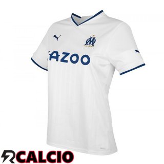 Prima Maglia Marsiglia Donna Bianco 22/23  Prima Maglia Marsiglia Donna Bianco 22/23