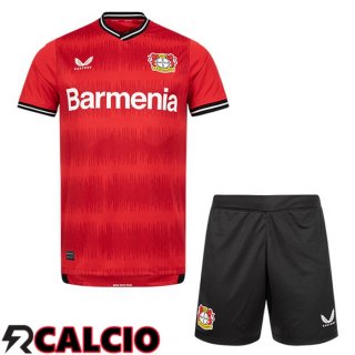 Prima Maglia Bayer 04 Leverkusen Bambino Rosso 22/23