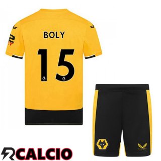 Prima Maglia Wolves (BOLY 15) Bambino Giallo 22/23