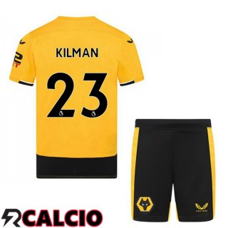 Prima Maglia Wolves (KILMAN 23) Bambino Giallo 22/23