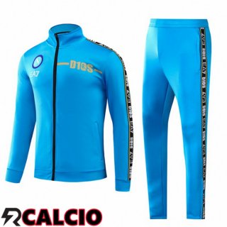 Insieme Tuta Calcio - Giacca SSC Napoli Blu 2022/2023  Insieme Tuta Calcio - Giacca SSC Napoli Blu 2022/2023