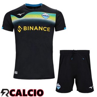 Seconda Maglia SS Lazio Bambino Nero 22/23  Seconda Maglia SS Lazio Bambino Nero 22/23