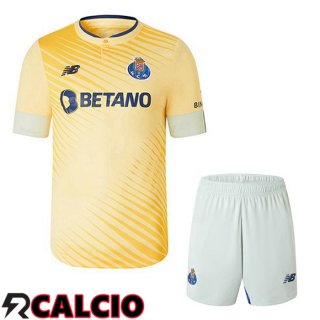 Seconda Maglia FC Porto Bambino Giallo 22/23  Seconda Maglia FC Porto Bambino Giallo 22/23
