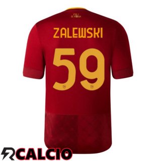 Prima Maglia AS Roma (ZALEWSKI 59) Rosso 2022/2023  Prima Maglia AS Roma (ZALEWSKI 59) Rosso 2022/2023