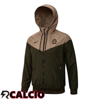 Giacca Calcio Giacca A Vento Atletico Madrid Verde Scuro 2021 2022  Giacca Calcio Giacca A Vento Atletico Madrid Verde Scuro 2021 2022