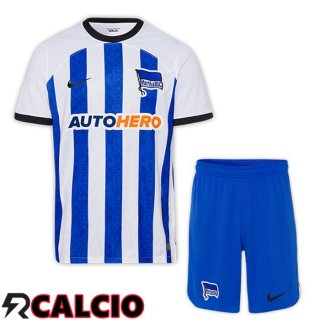 Prima Maglia Hertha BSC Bambino Blu Bianco 22/23  Prima Maglia Hertha BSC Bambino Blu Bianco 22/23