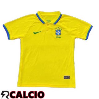 Prima Maglia Nazionale Brasile Giallo Versione trapelata 2022/2023