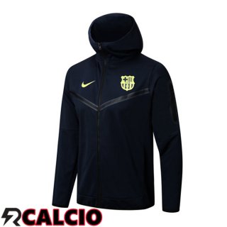 Giacca Con Cappuccio FC Barcellona Blu Royal 2022/2023  Giacca Con Cappuccio FC Barcellona Blu Royal 2022/2023