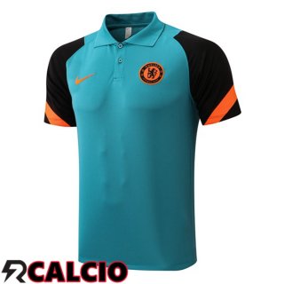 Maglia Polo FC Chelsea Verde 2021/2022  Maglia Polo FC Chelsea Verde 2021/2022