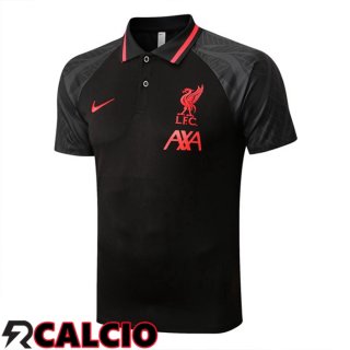Maglia Polo FC Liverpool Nero 22/23