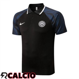 Maglia Polo Inter Milan Nero 22/23  Maglia Polo Inter Milan Nero 22/23