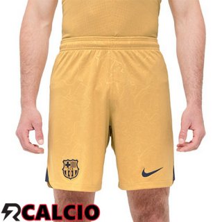 Seconda Pantaloncini Calcio FC Barcellona Giallo 22/23