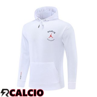 Felpa Allenamento Con Cappuccio JORDAN Paris PSG Bianco 2022/2023  Felpa Allenamento Con Cappuccio JORDAN Paris PSG Bianco 2022/2023