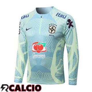 Felpa Allenamento Homme Brasile Verde 22/23  Felpa Allenamento Homme Brasile Verde 22/23