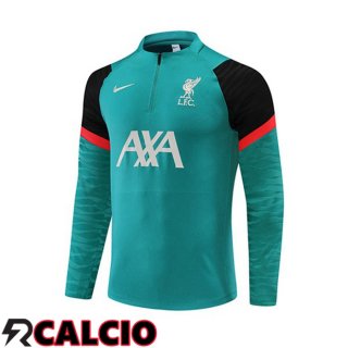 Felpa Allenamento FC Liverpool Verde Nero 2022/2023