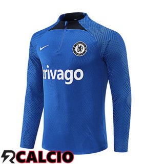 Felpa Allenamento Homme FC Chelsea Blu 22/23  Felpa Allenamento Homme FC Chelsea Blu 22/23