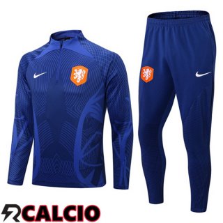 Insieme Tuta Calcio Paesi Bassi Blu 2022/2023  Insieme Tuta Calcio Paesi Bassi Blu 2022/2023