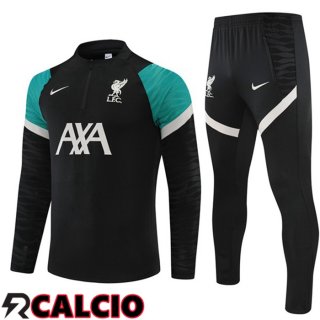 Insieme Tuta Calcio FC Liverpool Nero Verde 2022/2023