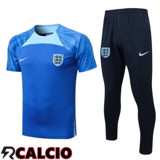 T Shirt Allenamento Inghilterra + Pantaloni Blu 22/23  T Shirt Allenamento Inghilterra + Pantaloni Blu 22/23