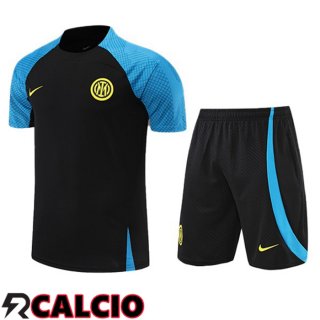 Insieme T Shirt Allenamento Inter Milan + Pantalonicini Nero 2022/2023