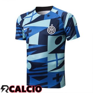 T Shirt Allenamento Inter Milan Blu 22/23