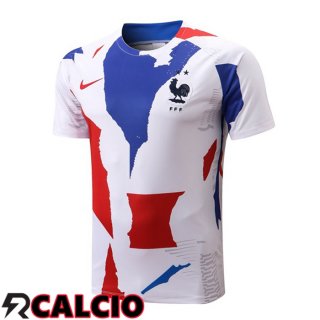 T Shirt Allenamento Francia Bianco 2022/2023  T Shirt Allenamento Francia Bianco 2022/2023