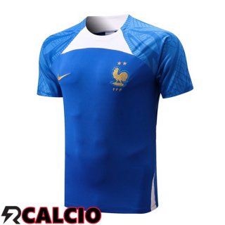 T Shirt Allenamento Francia Blu 2022/2023  T Shirt Allenamento Francia Blu 2022/2023