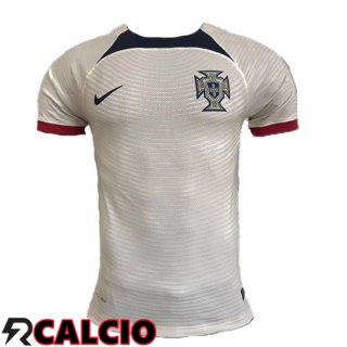 Seconda Maglia Portogallo Bianco Versione trapelata Coppa del Mondo 2022