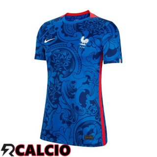 Prima Maglia Nazionale Francia Donna Blu Euro Femminile 2022  Prima Maglia Nazionale Francia Donna Blu Euro Femminile 2022