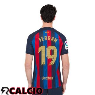 Prima Maglia FC Barcellona (Ferran 19) Rosso Blu 22/23