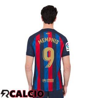 Prima Maglia FC Barcellona (Memphis 9) Rosso Blu 22/23