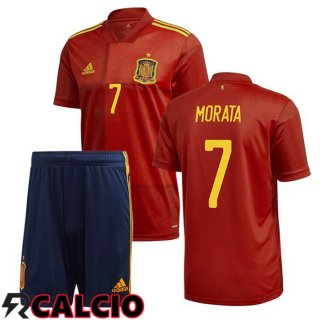 Prima Maglia Nazionale Spagna (MORATA 7) Bambino 2020/2021  Prima Maglia Nazionale Spagna (MORATA 7) Bambino 2020/2021