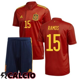 Prima Maglia Nazionale Spagna (RAMOS 15) Bambino 2020/2021  Prima Maglia Nazionale Spagna (RAMOS 15) Bambino 2020/2021