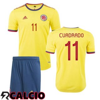 Prima Maglia Nazionale Colombia (CUADRADO 11) Bambino 2020/2021