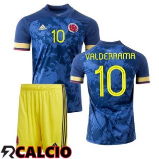 Seconda Maglia Nazionale Colombia (VALDERRAMA 10) Bambino 2020/2021