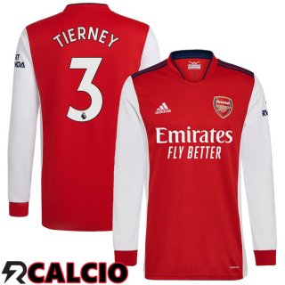 Prima Maglia FC Arsenal (KIERAN TIERNEY 3) Manica Lunga 2021/2022  Prima Maglia FC Arsenal (KIERAN TIERNEY 3) Manica Lunga 2021/2022