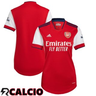 Prima Maglia FC Arsenal Donna Rosso/Bianco 2021/2022  Prima Maglia FC Arsenal Donna Rosso/Bianco 2021/2022