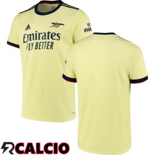 Seconda Maglia FC Arsenal Giallo 2021/2022  Seconda Maglia FC Arsenal Giallo 2021/2022