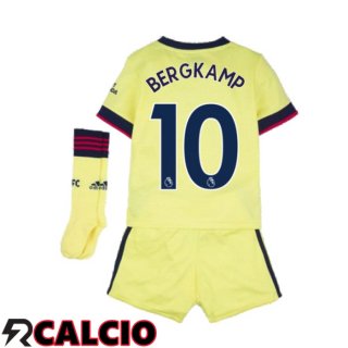 Seconda Maglia FC Arsenal (SMITH ROWE 10) Bambino Giallo 2021/2022