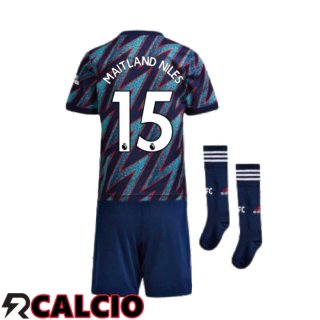 Terza Maglia FC Arsenal (MAITLAND NILES 15) Bambino Terza Blu 2021/2022