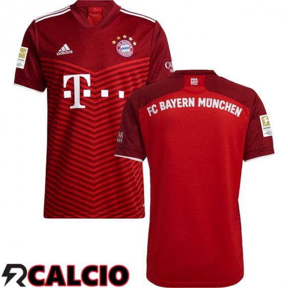 Prima Maglia Bayern Monaco Rosso 2021 2022  Prima Maglia Bayern Monaco Rosso 2021 2022