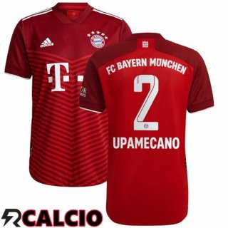 Prima Maglia Bayern Monaco (Upamecano 2) Rosso 2021 2022