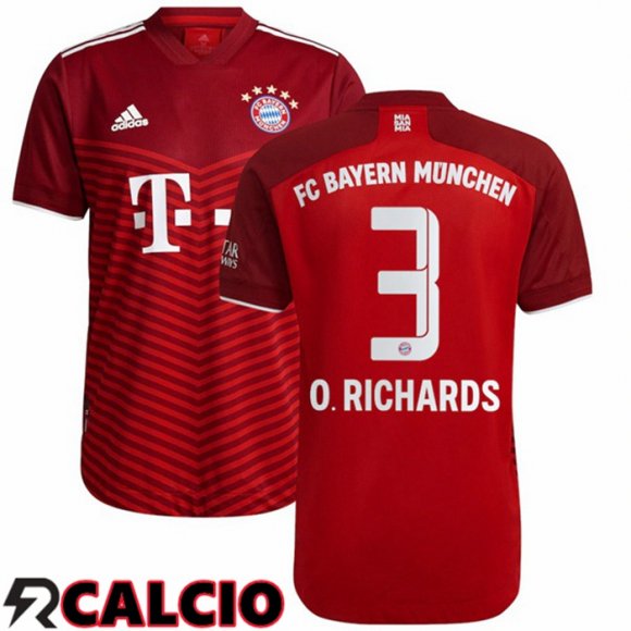 Prima Maglia Bayern Monaco (O. Richards 3) Rosso 2021 2022