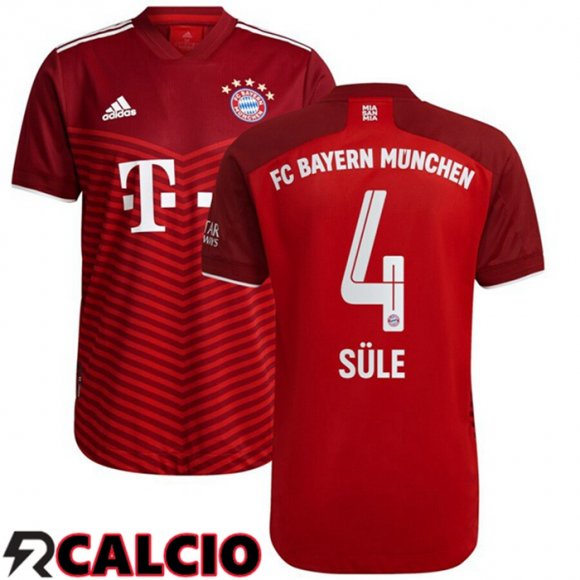 Prima Maglia Bayern Monaco (Süle 4) Rosso 2021 2022