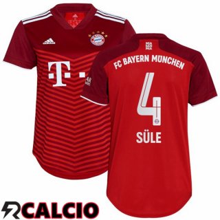 Prima Maglia Bayern Monaco (Süle 4) Donna Rosso 2021 2022