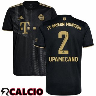 Seconda Maglia Bayern Monaco (Upamecano 2) Nero 2021 2022  Seconda Maglia Bayern Monaco (Upamecano 2) Nero 2021 2022