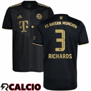 Seconda Maglia Bayern Monaco (O. Richards 3) Nero 2021 2022