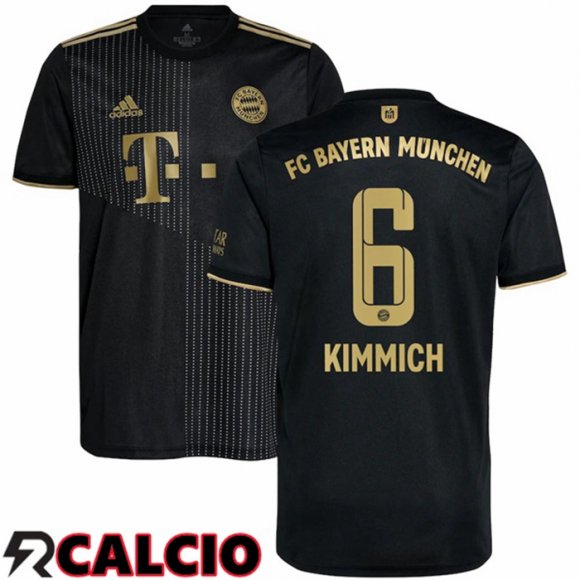 Seconda Maglia Bayern Monaco (Kimmich 6) Nero 2021 2022