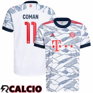 Terza Maglia Bayern Monaco (Coman 11) Terza Bianco 2021 2022  Terza Maglia Bayern Monaco (Coman 11) Terza Bianco 2021 2022