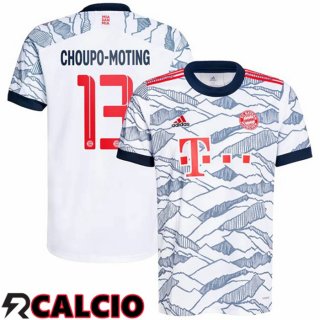 Terza Maglia Bayern Monaco (Choupo-Moting 13) Terza Bianco 2021 2022